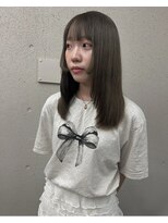 ヌークバイラヴェスト 四日市(neuk by lovest)&nbsp;韓国レイヤー　顔周りレイヤー　straight hair
