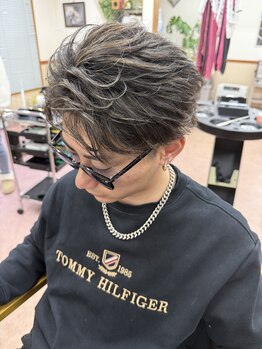 ポプラル(POPULAR)の写真/あなただけの輝きをオン！メンズデザインカラー&メッシュで新しい自分発見♪