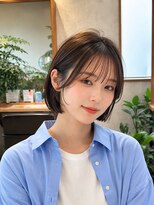 ラシェル パル ノエル(Laciel par Noel) ショートボブ髪型20代30代40代50代前髪あり前髪なし面長丸顔