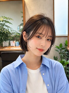 ラシェル パル ノエル(Laciel par Noel) ショートボブ髪型20代30代40代50代前髪あり前髪なし面長丸顔