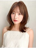 ワンカールくびれヘアナチュラルショートうる艶髪夏セミディ