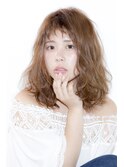 カジュアルなのにセクシー　ふわくしゅミディアム
