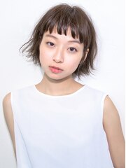 尾道市 福山市 【hair direction okuhara】外ハネボブ