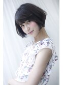 大人可愛い艶ボブデザイン