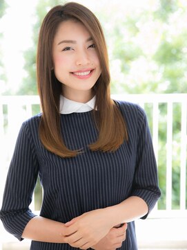 オーブ ヘアー ビーヴ 調布店(AUBE HAIR beve) 品のある大人ストレートスタイル