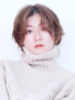 アイティー バイ アルバム 中野店(IT by ALBUM) モカブラウンショートスタイル_厚めバングローライト_27064