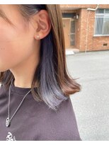 ヒカリス ヘアー 相川店(HIKARIS hair) イヤリングカラー　パープル