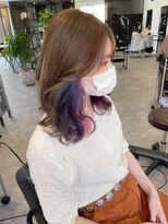 ナンバー(number+)&nbsp;20代30代大人かわいい透明感★オーロライヤリングカラー