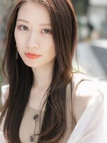 ローマ ギンザ(ROMA Ginza)&nbsp;【ROMA】大人かわいい美肌ブラウン/かきあげバング/抜け感ロング