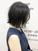 モリオ フロム ロンドン サッポロファクトリー店(morio FROM LONDON)&nbsp;【morio】札幌ボブ　前下がりふわっと外ハネボブ