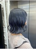 透明感ネイビーカラー