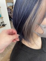 ヘアーディア みどり店(Hair...DiA)&nbsp;ネイビー×シルバーフレーミング