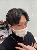 ゆる波巻きセンターパート