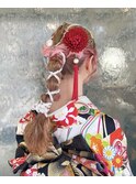 20歳の思い出♪成人式・ヘアセット・着付け・福岡美容室美容院