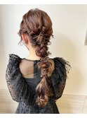 編みおろしhair