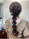 お呼ばれ 編み下ろし