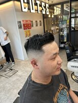 フランクスバーバーリザーブ 人形町店(FRANK’S BARBER RESERVE) サイドパートハイスキンフェードH