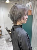 ウルフボブ×シルバーアッシュ