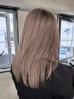 ニコ トウキョウ 渋谷(nico TOKYO)&nbsp;ミルクティーグレージュ/髪質改善/ダブルカラー/ブリーチ/20代