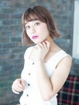 フラミューム 藤沢(flammeum)&nbsp;ミニボブ×透けバング【藤沢】