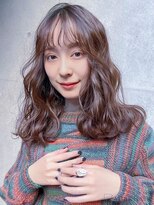 オーブヘアー アリーナ 会津若松店(AUBE HAIR alina)&nbsp;20代・30代_大人可愛い_コテ巻き風パーマ