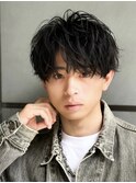 ハーフアップバングショート