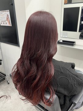 アルター(aL ter) 深みボルドーカラー［黒髪/ボブルフ/ネビージュ/小顔/ワンレン］