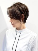 40代50代大人ショート/ショートカット/レイヤーカット/福岡天神