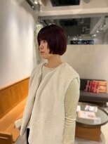 ミリ(milli Produce by ITAKURA)&nbsp;アカミニボブ×ステップカット