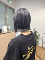 ラニヘアサロン(lani hair salon)&nbsp;ハイライトシルバー/デザインカラー/メッシュ/寒色系カラー