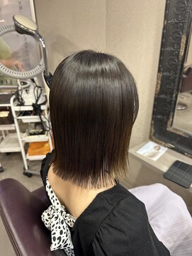 リファイン 羽村店 切りっぱなしボブ/大人かわいい/ミニボブ/20代30代40代50代◎
