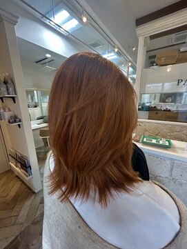 パルファン ヘアアンドスパ(PARFUM HAIR&SPA) オレンジカラー