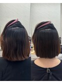 ボブもつるんとツヤツヤに☆[30代40代50代60代]
