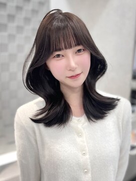 ジーナ 名駅(XENA.) 《LUNA》くびれ巻き/グレージュ/ベージュカラー/レイヤーカット