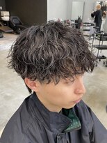 エデアンルクラ 下通(EDEAN Leclat)&nbsp;熊本メンズパーマ 波巻き ツイスパ マッシュ MEN'S HAIR