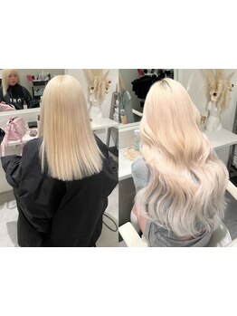 【心斎橋すぐ】つける位置に拘るからこそ叶う、地毛と馴染むエクステ♪一瞬でワンホンロングに◎