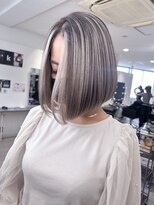 キング 高槻(K!ng) 縮毛矯正髪質改善ハイライトレイヤーカット枚方美容室エクステ