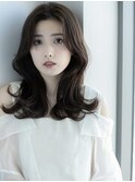 #56/イメチェン/ホワイトブロンド/外ハネボブ/ワイドバング/仙台
