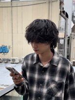 フィフス 天神大名(fifth)&nbsp;マッシュウルフとも相性の良い、シャドウパーマスタイル