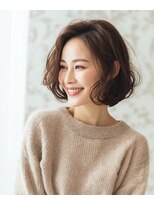 バグズ ヘアデザイン 桔梗が丘店(Baguz HAIR DESIGN)&nbsp;大人のやわらかくびれショートボブ
