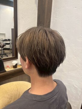 アミリー ひたち野うしく店(Amily) ハイライトバレイヤージュダブルカラーケアブリーチ20代30代