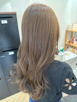 ユニ バイ マグ 長野店(Uni.by Mag)&nbsp;大人可愛いブリーチなし透明感カラーグレージュ