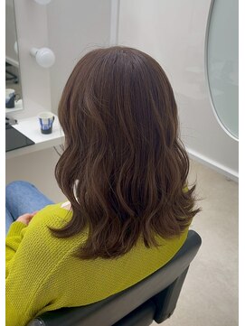 ジーナ 札幌(Zina) 髪質改善＊ヘーゼルベージュミディ＊美髪【Zina札幌】