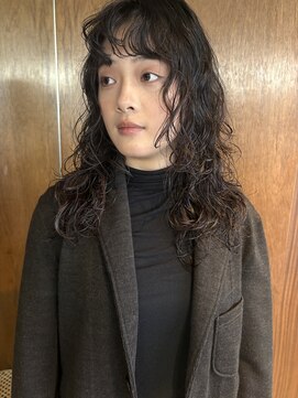 ヨロヘアー(YOLO hair) ミディアム ウルフ パーマ