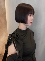 リリック パーマ(LYLICK)&nbsp;ココアブラウン×ミニボブ