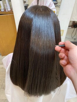 ハラナ(HaLaNa)の写真/【マイクロナノバブル導入☆】髪質改善との相性も良く、合わせることでエイジング毛も綺麗なうる艶髪に♪