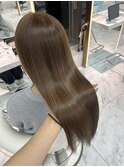 ミディアムレイヤーカット/似合わせカット/大人ガーリー/20代