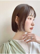 バイエイト(X８)&nbsp;シンデレラトリートメントでツヤとまとまり◎切りっぱなしボブ