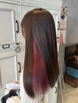 エスケープ トゥ ボナ(ESCAPE to bona.)&nbsp;大人ワインレッドなインナーカラー