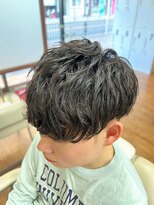 ベンケイ(HAIR AVENUE benkei)&nbsp;ナチュラル束感マッシュ×ポイントパーマ